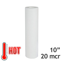 Polypropylénová vložka 10", 20 mcr, na horúcu vodu (krabica 50 ks)