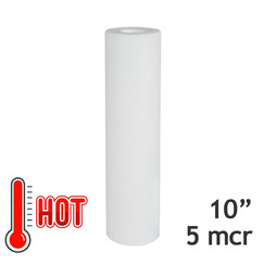 Polypropylénová vložka 10", 5 mcr, na horúcu vodu (krabica 50 ks)