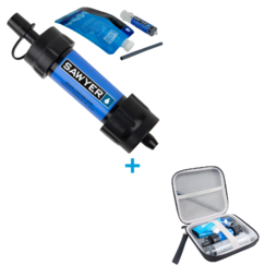 Sawyer SP128 Mini Filter BLUE (modrý) + Ochranné puzdro