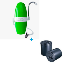 Aquaphor MODERN (zelený) + Komplet vložiek Aquaphor B200, 2 balenia
