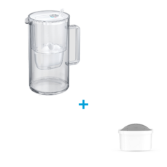 Aquaphor Glass (biela) + vložka Dafi Unimax Protect + (na tvrdú vodu), 12 ks