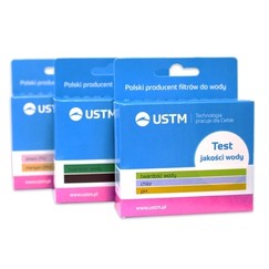 Tester vody USTM TEST-1 (tvrdosť, pH, chlór)