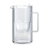 Sklenená kanvica Aquaphor Glass (biela) + vložka Dafi Unimax Protect + (na tvrdú vodu), 12 ks