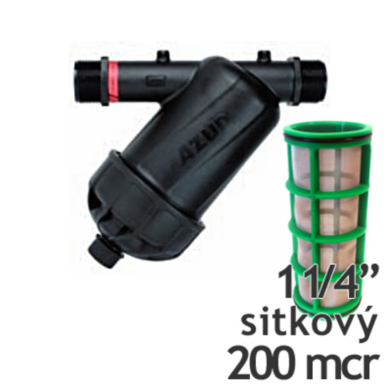Sitkový filter Azud modular 100, 1 1/4″, 200 mcr