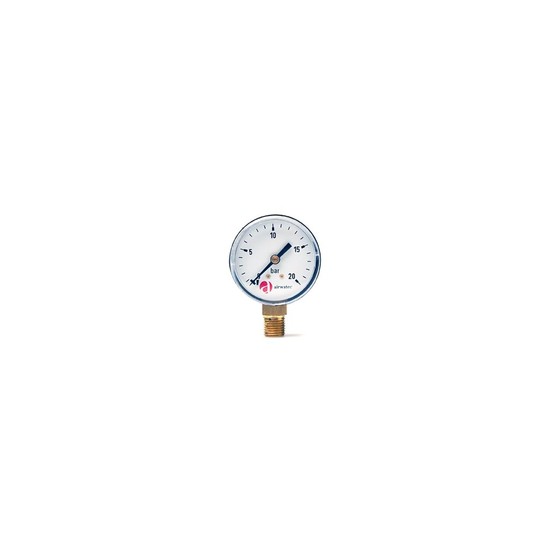 Manometer 0-20 bar 1/4" pre filtre Cintropur NW500/650/800 (REF. 69)