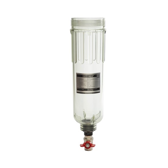 Priehľadné telo filtra Cintropur NW340, vr. adaptéra a ventilu (REF. 132)